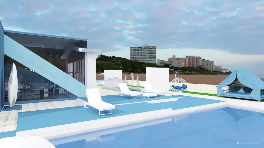 villa al mare 3d design renderings
