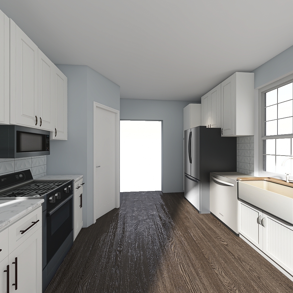 Jessica Overby Kitchen 3d design renderings