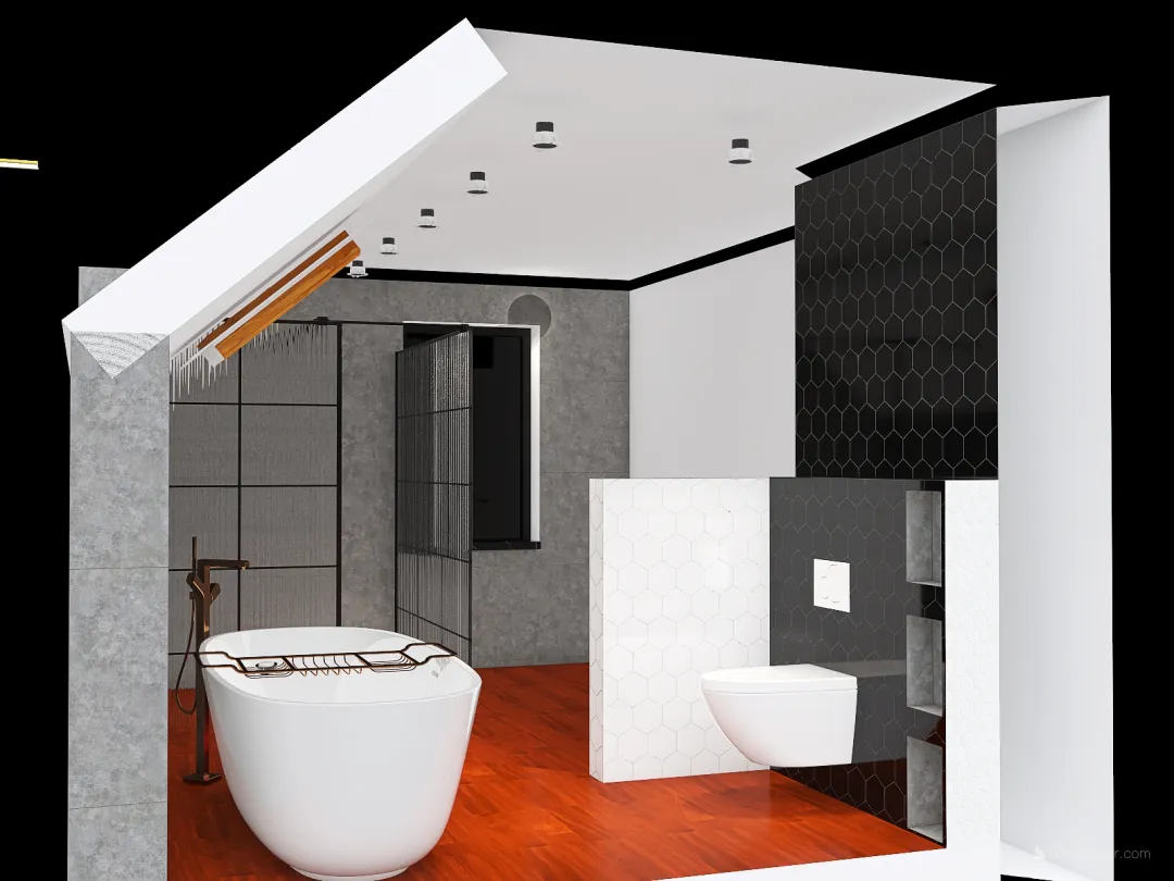 zevenbergen bathroom glass en steel schower 3d design renderings
