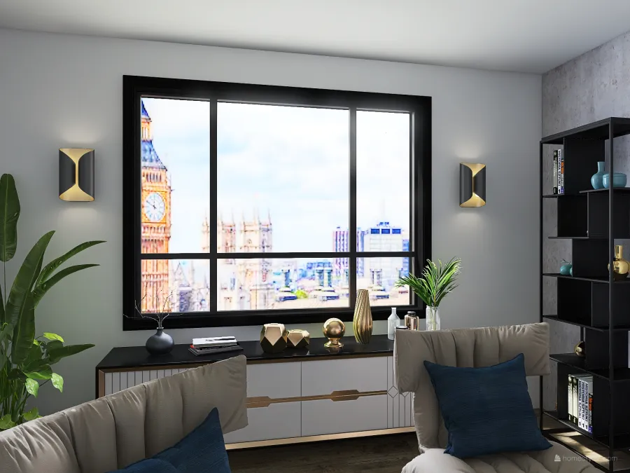 Modern apartment in London 3d design renderings