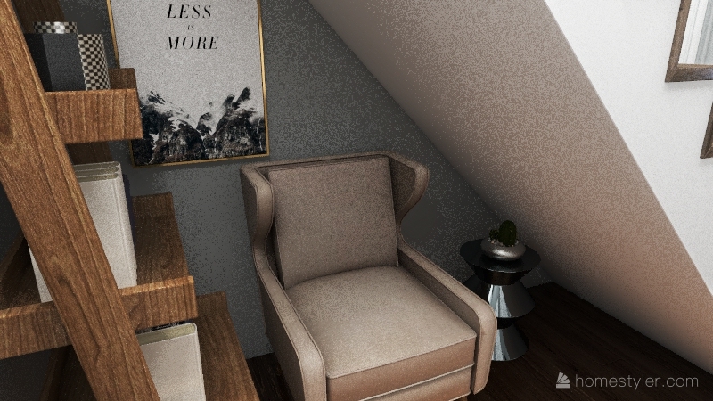 Stairwell/Office 3d design renderings