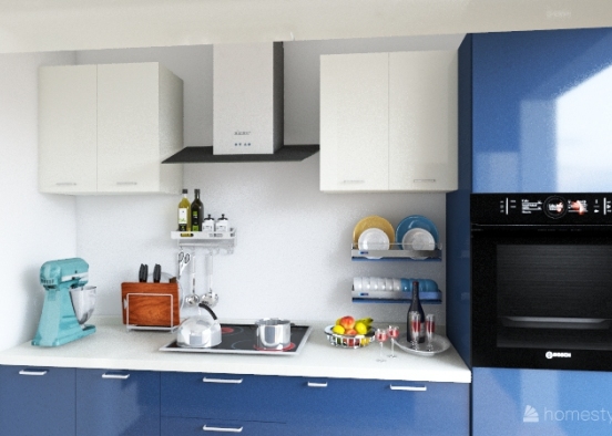 modular kitchen 34 Design Rendering