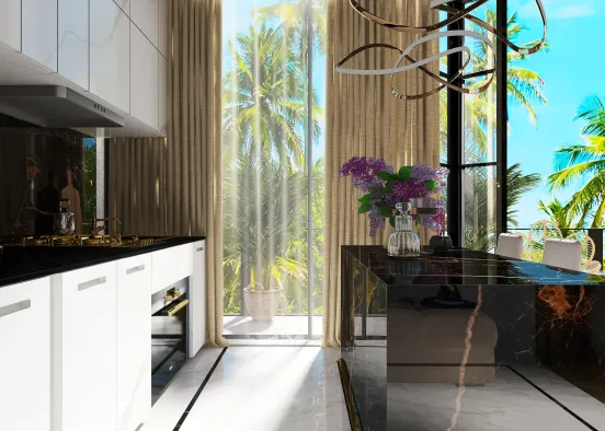 A Tropical Forest Apartment III Design Rendering