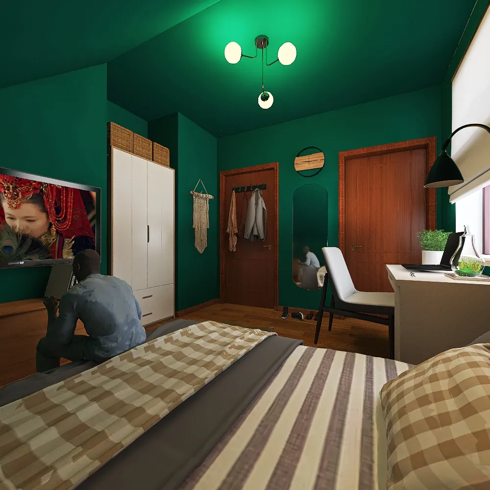 Tiny room 3d design renderings