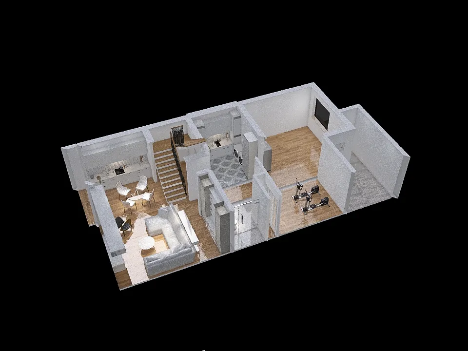 Copy of 3728 basement v2 3d design renderings