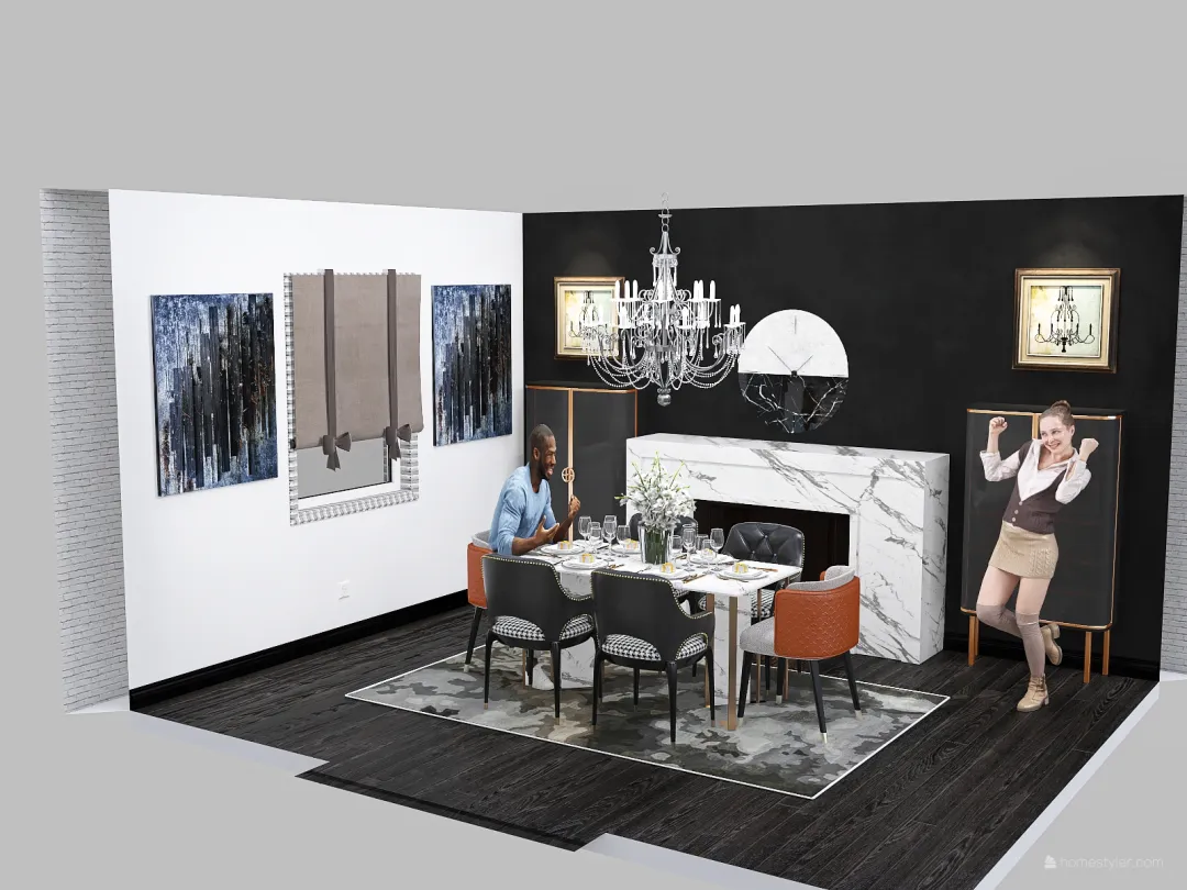 dining room copy 3d design renderings