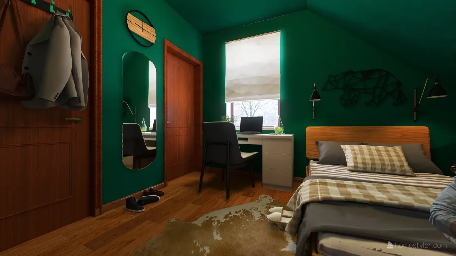 Tiny room 3d design renderings