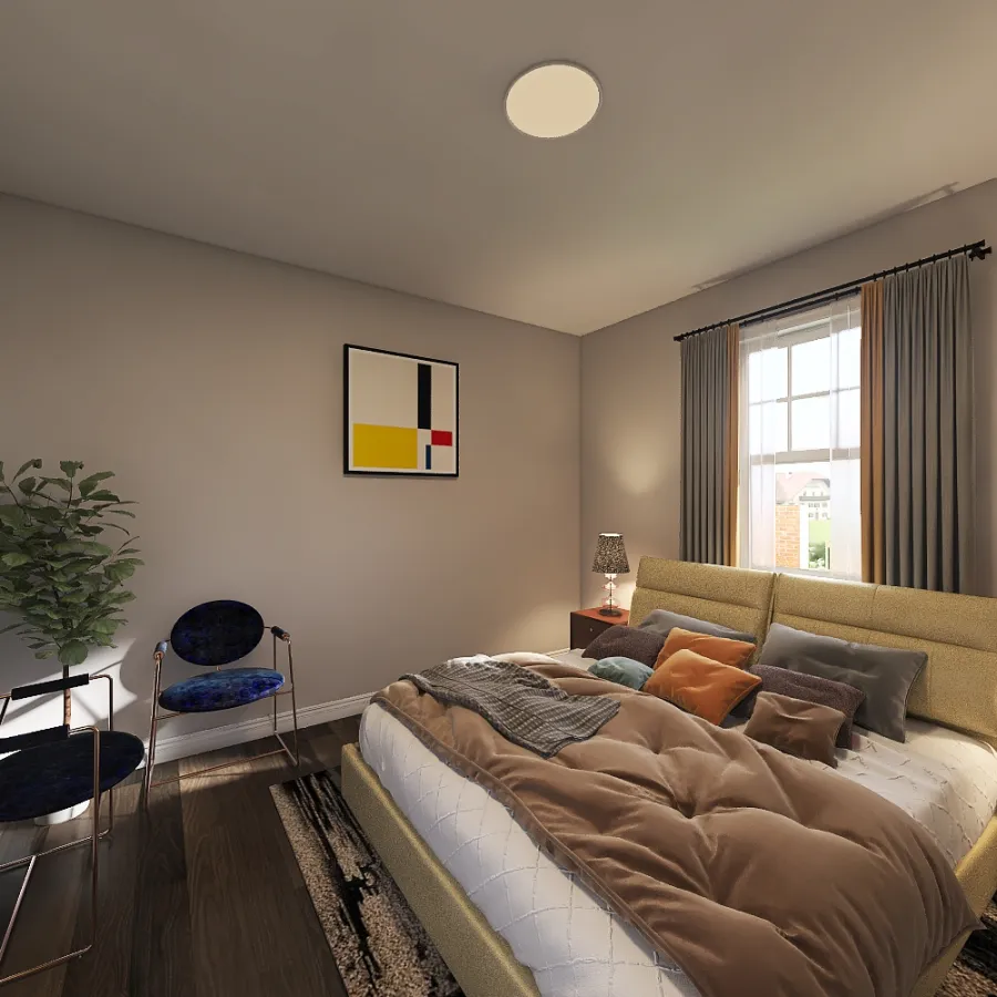 Guest Bedroom 3d design renderings