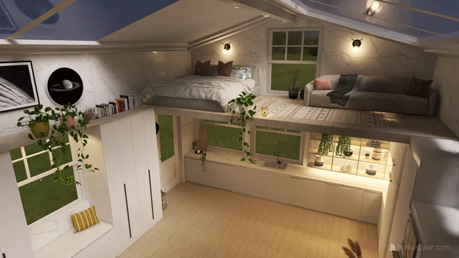 tiny home 3d design renderings