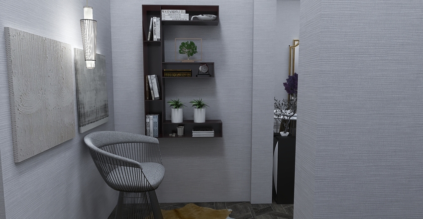 Classic Modern Interior Design Render