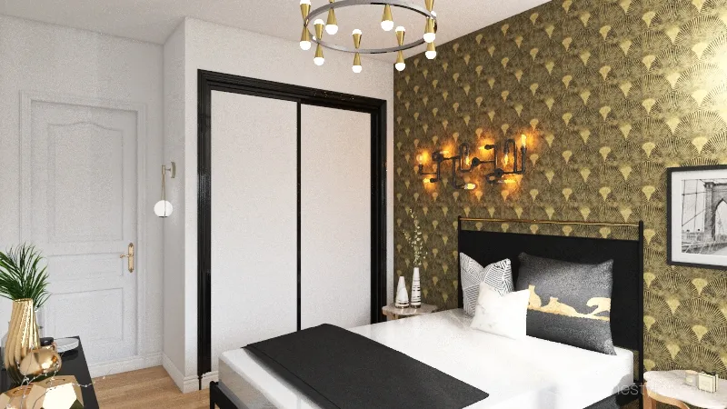 Bedroom Redesign 3d design renderings