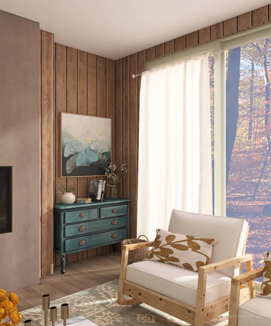 Cabin in the woods 3d design renderings