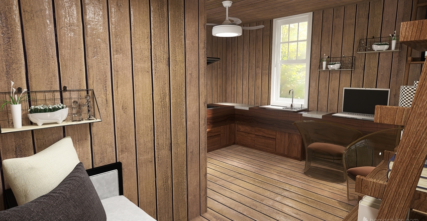 Garden room Interior Design Render