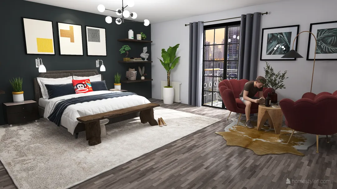 Our bedroom 3d design renderings