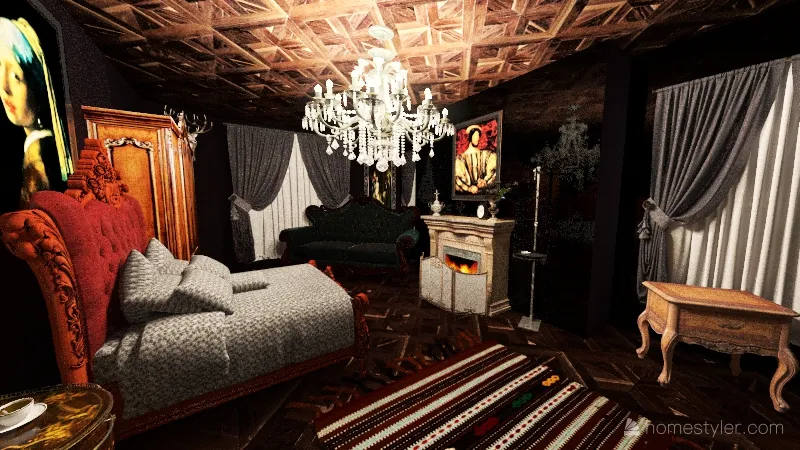 Varya's Room 3d design renderings