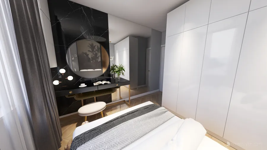 salon of inna łazienka mieszkanie jacka ani 3d design renderings