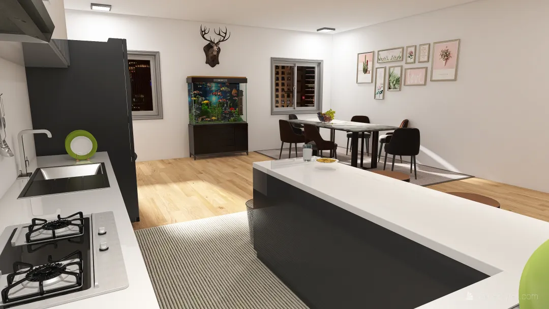 ห้องครัว 3d design renderings