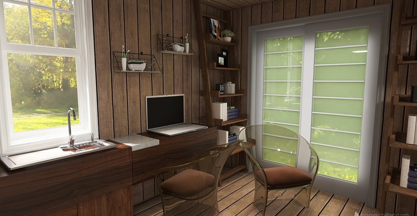 Garden room Interior Design Render