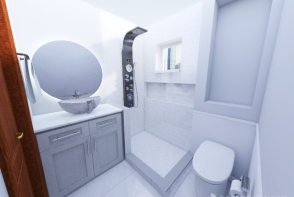 Banheiro Suite Design Rendering