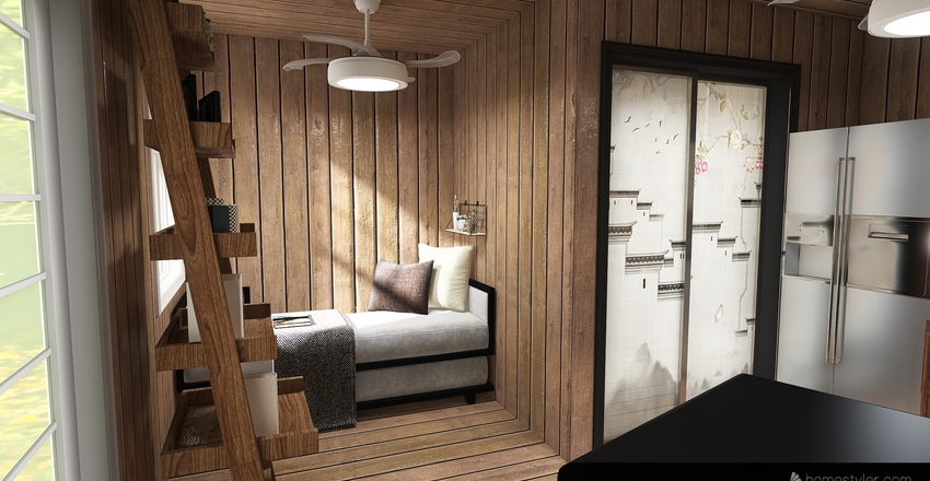 Garden room Interior Design Render