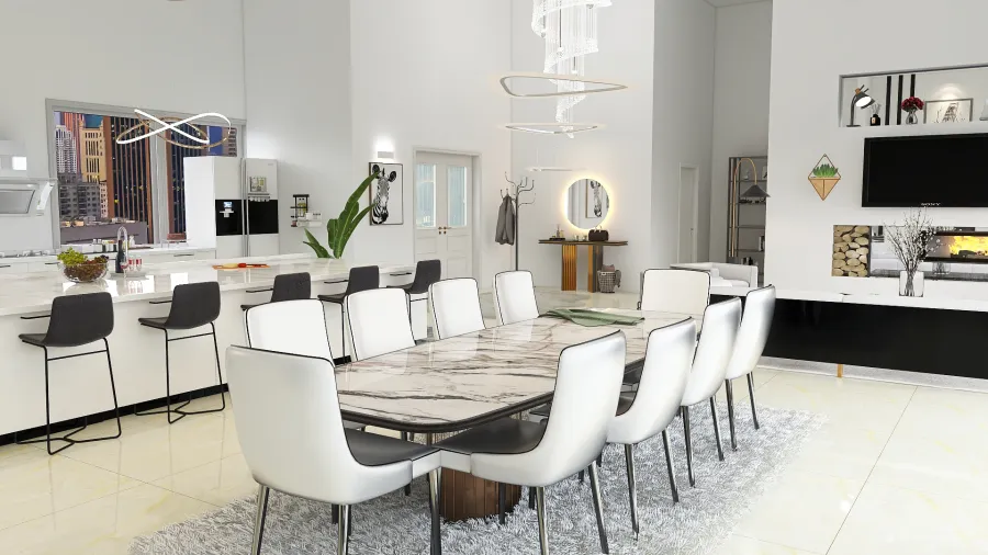 New york Apartment 3d design renderings