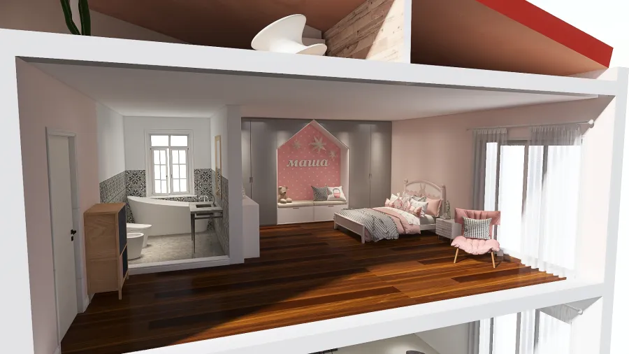 Dollhouse 3d design renderings