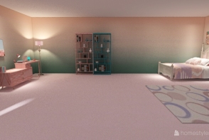 Pastel Bedroom Design Rendering