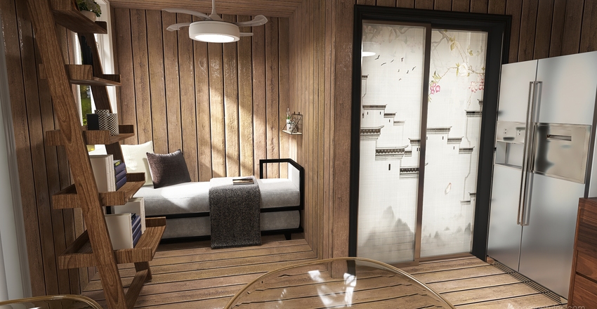 Garden room Interior Design Render