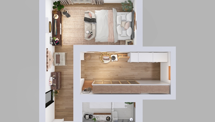 Girly Appartment 3d design picture 42.55