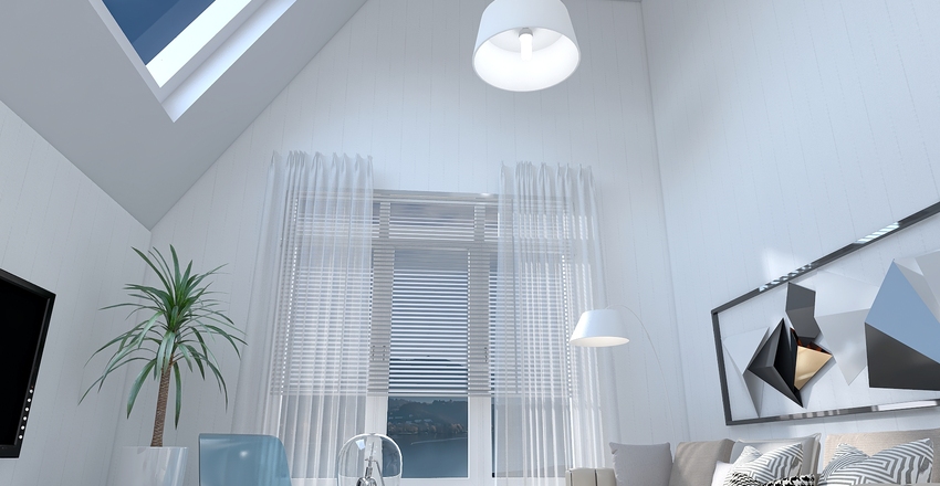 Translucence......inspired by acrylic furniture models. Interior Design Render