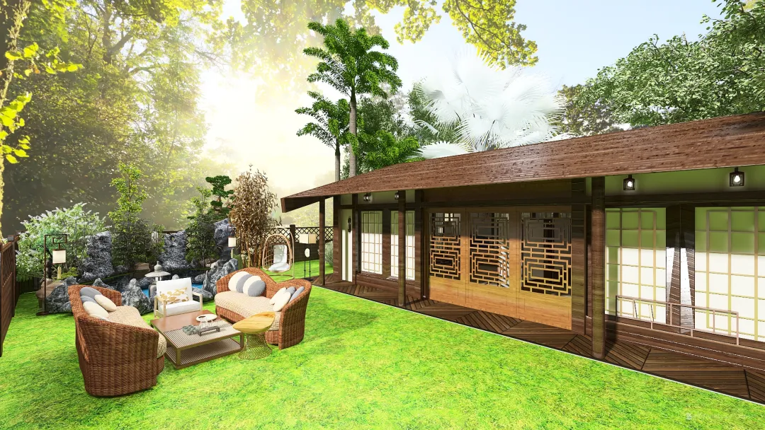 Mori Garden Inspired by  철인왕후 3d design renderings