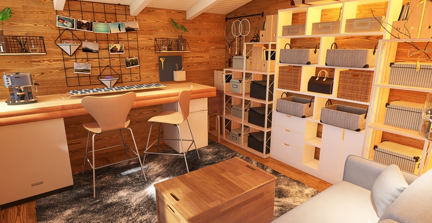 Summerhouse Interior Design Render