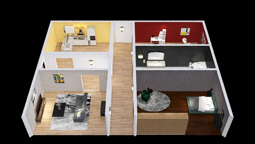 Taylor McCue- Floor Plan 1 3d design picture 196.04