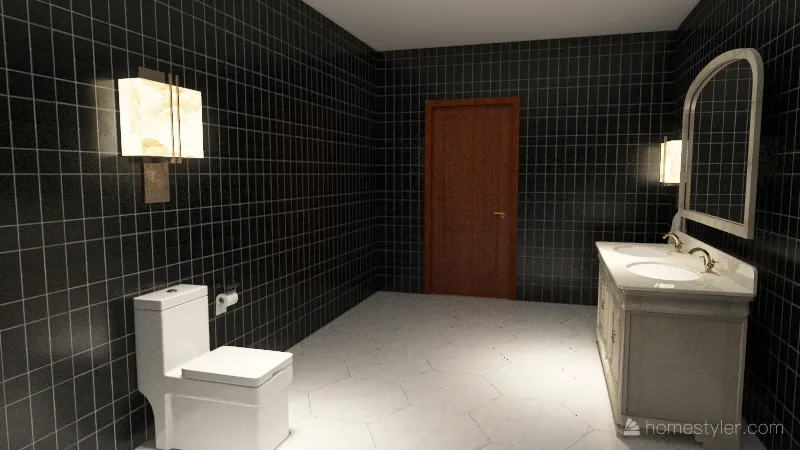 Bathroom 3d design renderings