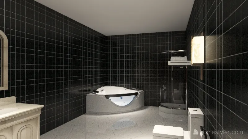 Bathroom 3d design renderings