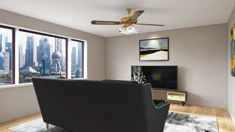 LivingRoom 3d design renderings