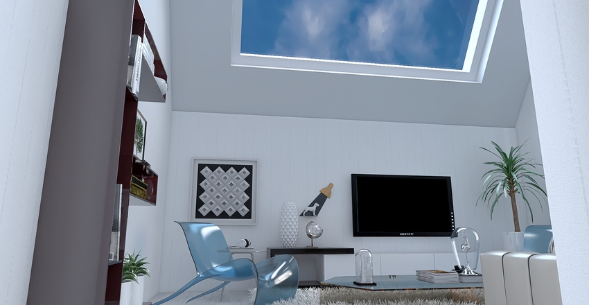 Translucence......inspired by acrylic furniture models. Interior Design Render