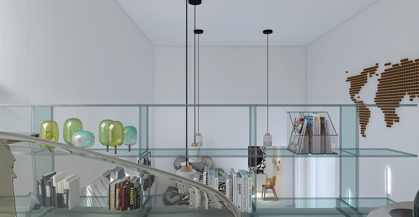 Translucence......inspired by acrylic furniture models. Interior Design Render