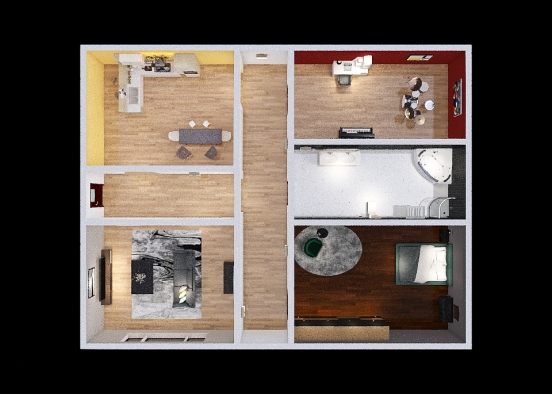 Taylor McCue- Floor Plan 1 Design Rendering