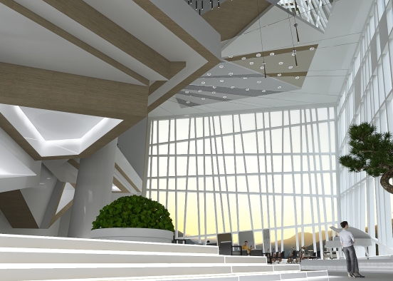 Contemporary Wisper Concert Hall Design Rendering
