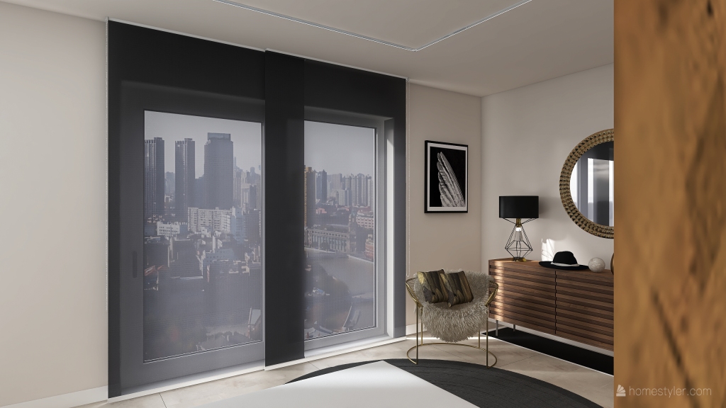 camera da letto 3d design renderings