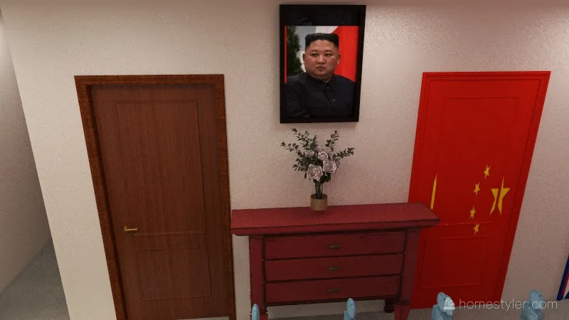 Kim Jong-Un 3d design renderings