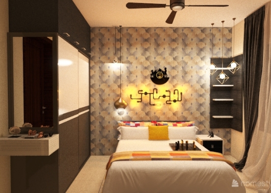 2master bed room suraj friend Design Rendering