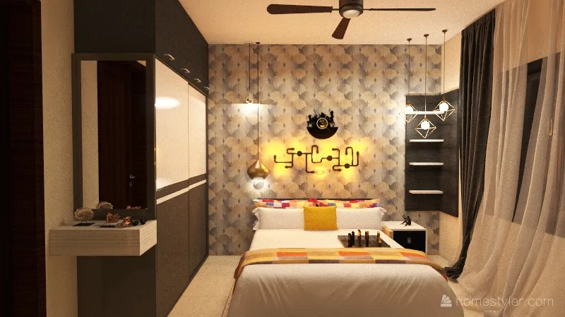 2master bed room suraj friend 3d design renderings