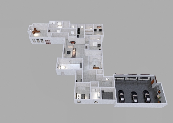 Santos - Tech Ed Dream House 2021 Design Rendering