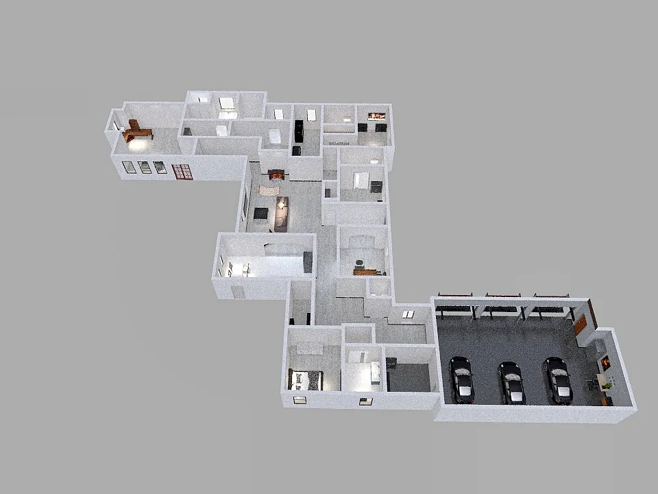Santos - Tech Ed Dream House 2021 3d design renderings