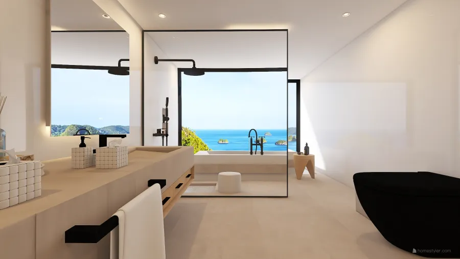 (v2) 032| mediterranean minimalist 3d design renderings