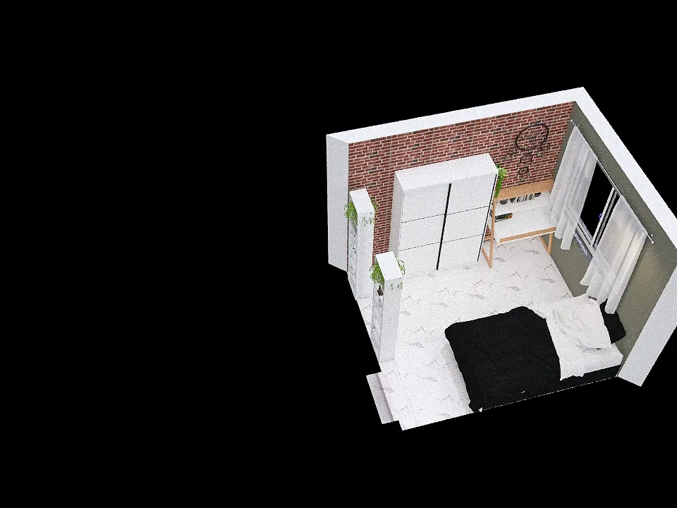 Copy of Meu quarto 3d design renderings