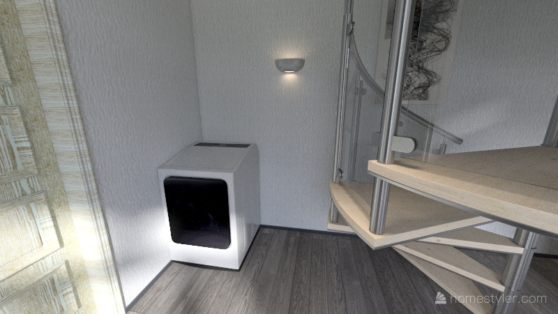 Tiny Home Interior Design Render