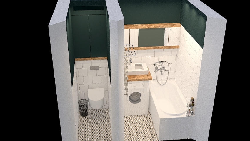 Ванная комната 3d design picture 4.56